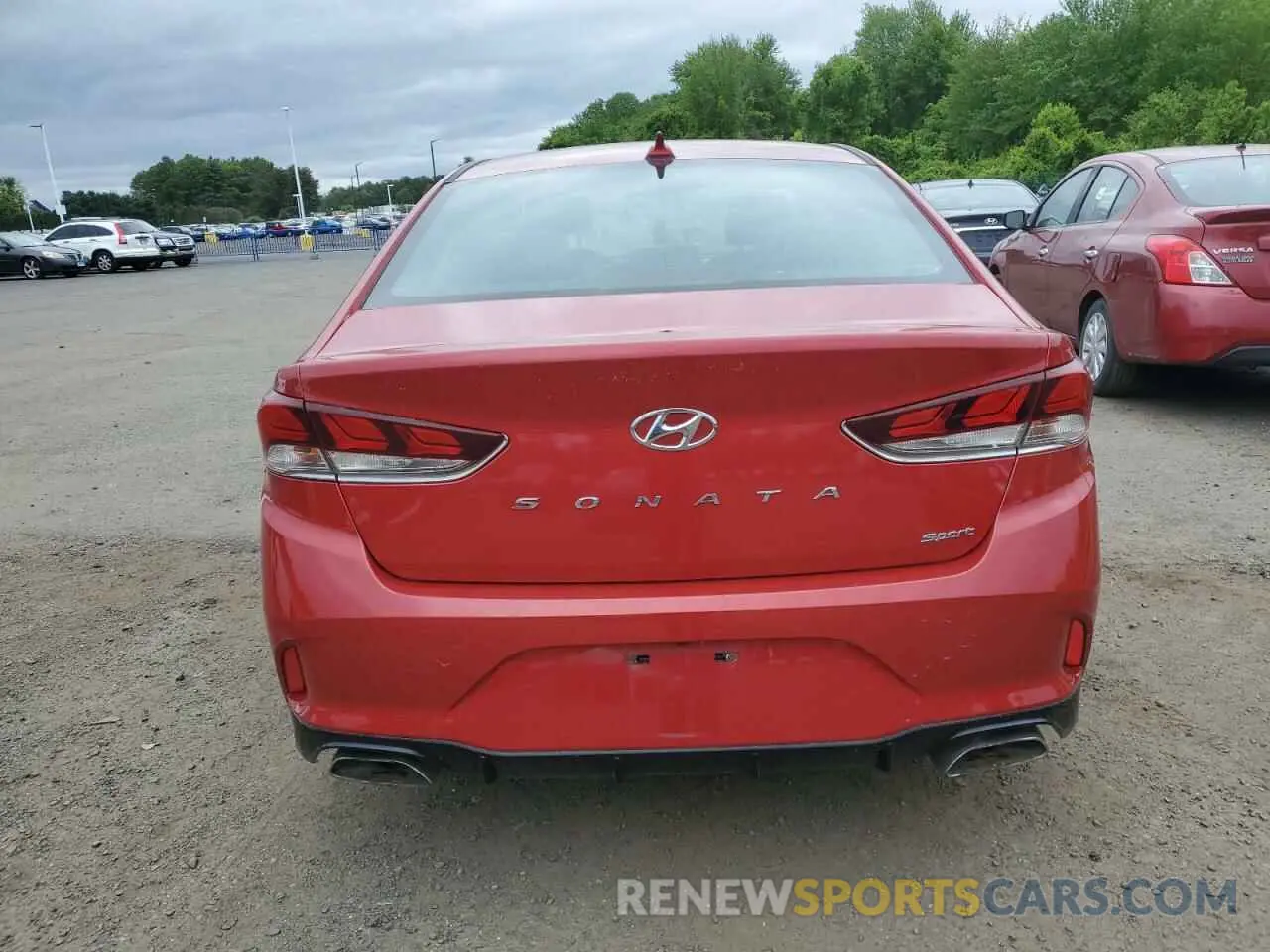 6 Photograph of a damaged car 5NPE34AF8KH821537 HYUNDAI SONATA 2019