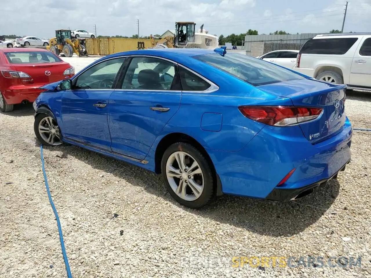 2 Photograph of a damaged car 5NPE34AF9KH736271 HYUNDAI SONATA 2019