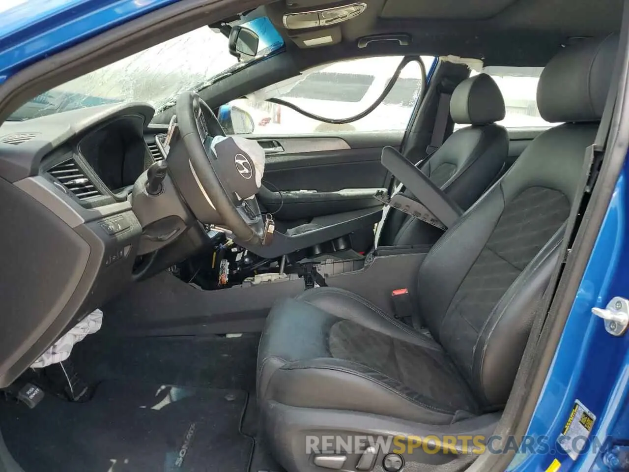 7 Photograph of a damaged car 5NPE34AF9KH736271 HYUNDAI SONATA 2019