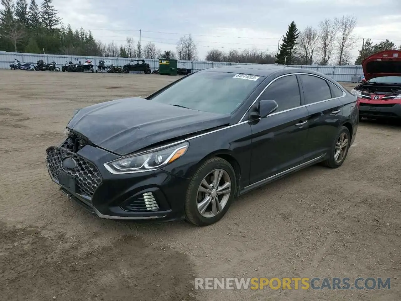 1 Photograph of a damaged car 5NPE34AF9KH748131 HYUNDAI SONATA 2019