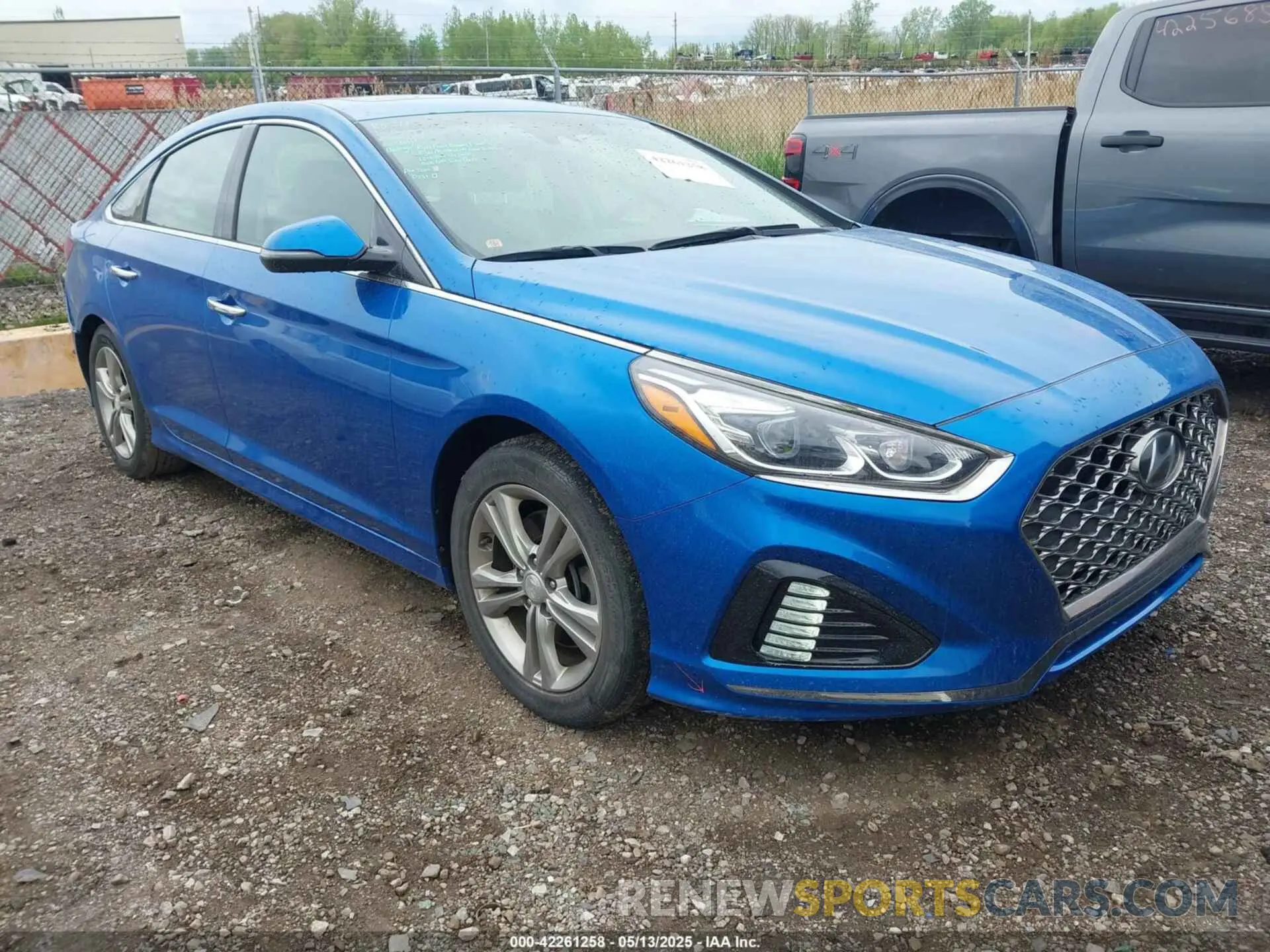 1 Photograph of a damaged car 5NPE34AF9KH776723 HYUNDAI SONATA 2019