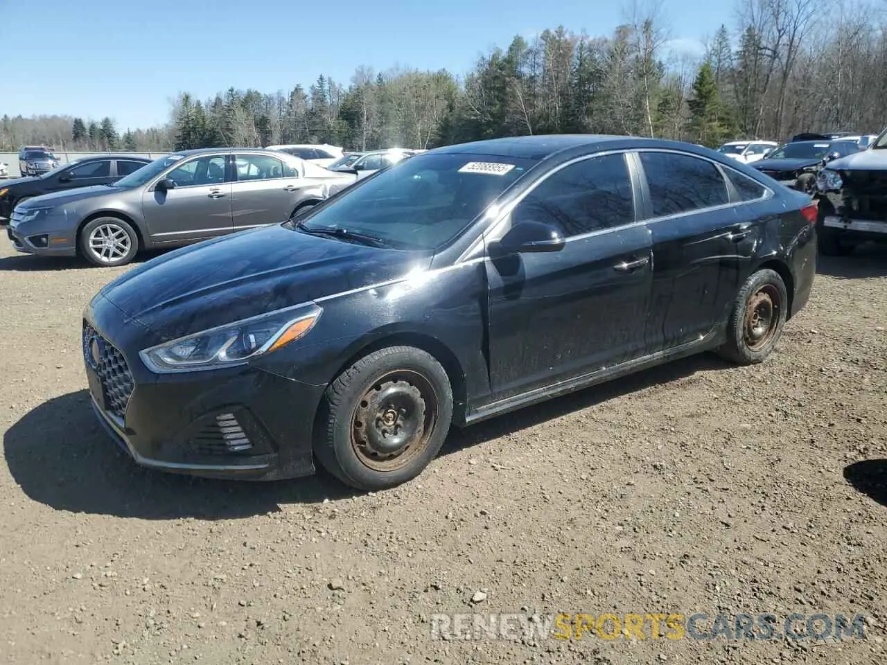 1 Photograph of a damaged car 5NPE34AF9KH785907 HYUNDAI SONATA 2019