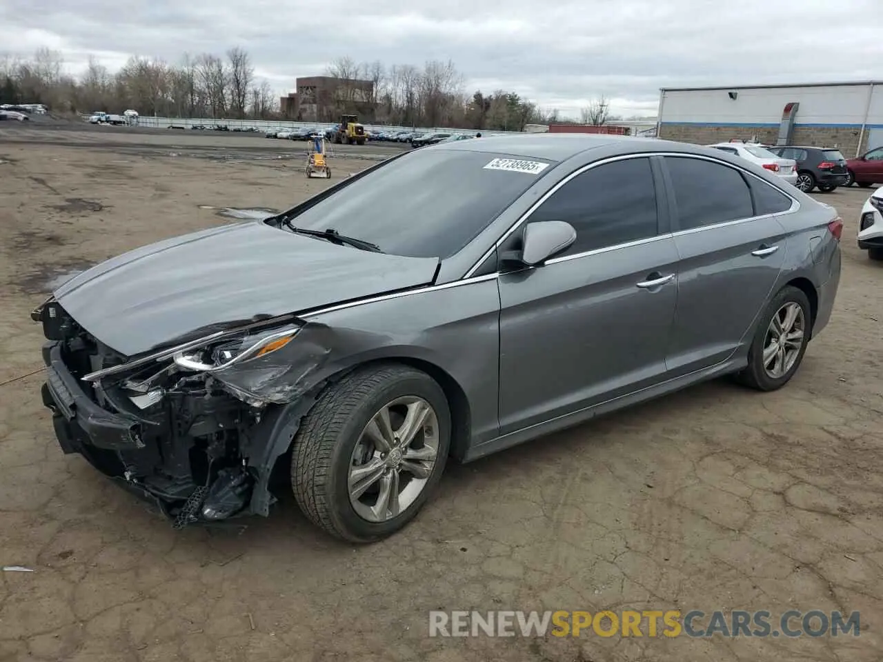 1 Photograph of a damaged car 5NPE34AF9KH795563 HYUNDAI SONATA 2019