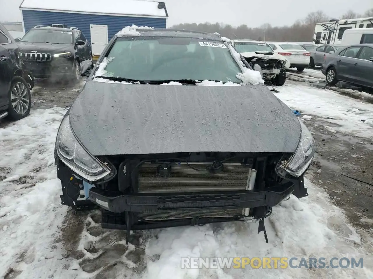 5 Photograph of a damaged car 5NPE34AF9KH814791 HYUNDAI SONATA 2019
