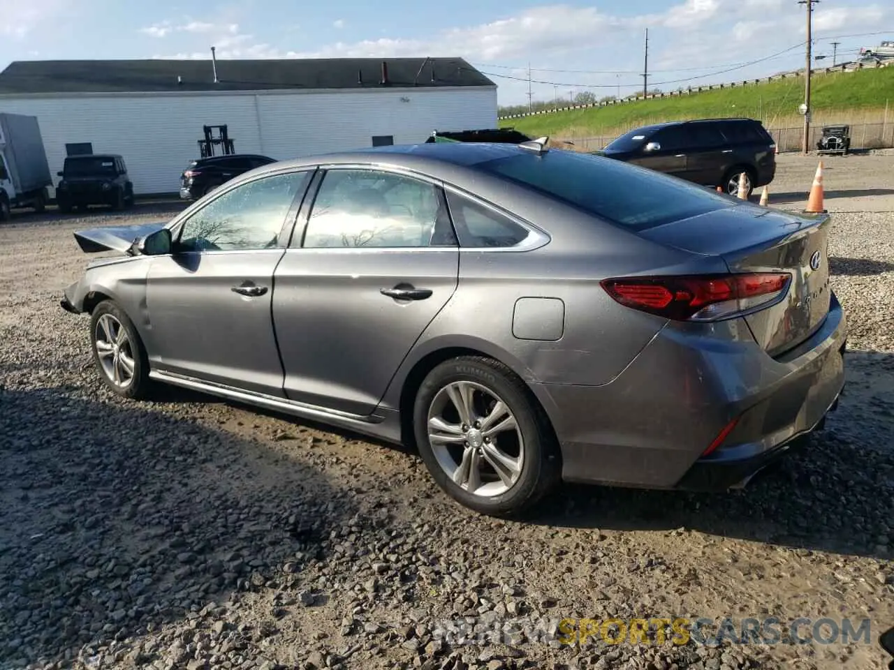 2 Photograph of a damaged car 5NPE34AF9KH815763 HYUNDAI SONATA 2019