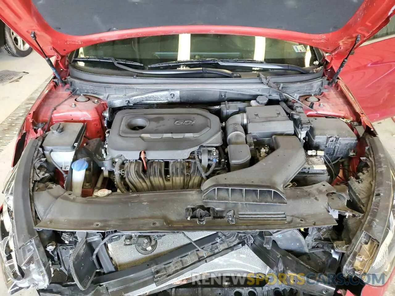 13 Photograph of a damaged car 5NPE34AF9KH821708 HYUNDAI SONATA 2019