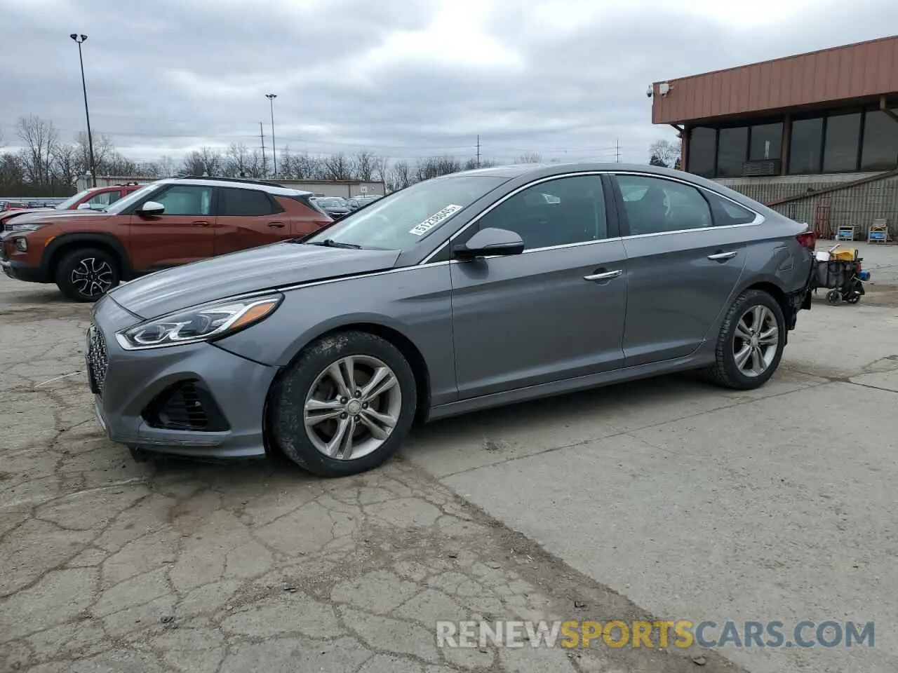 1 Photograph of a damaged car 5NPE34AFXKH729216 HYUNDAI SONATA 2019