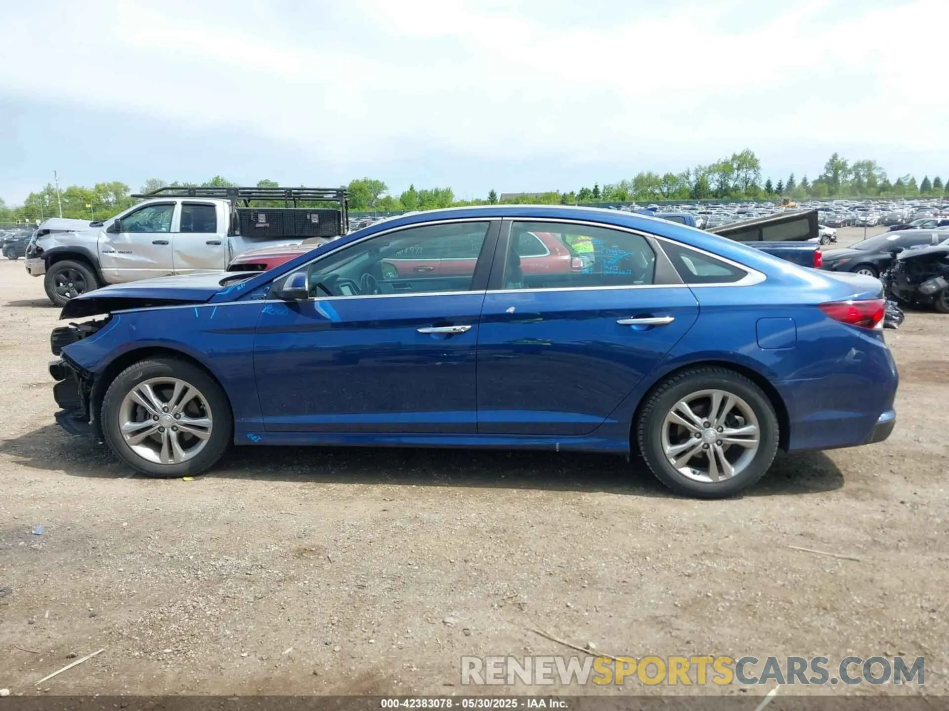 15 Photograph of a damaged car 5NPE34AFXKH761843 HYUNDAI SONATA 2019