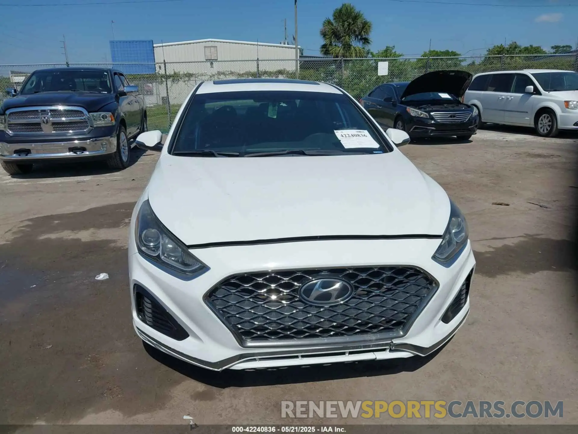 6 Photograph of a damaged car 5NPE34AFXKH774141 HYUNDAI SONATA 2019