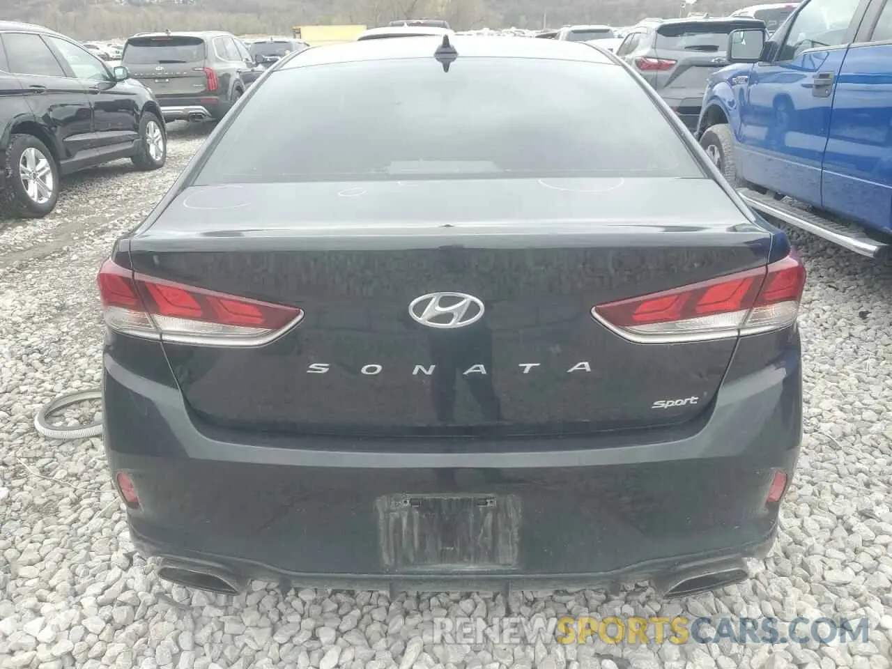 6 Photograph of a damaged car 5NPE34AFXKH774463 HYUNDAI SONATA 2019