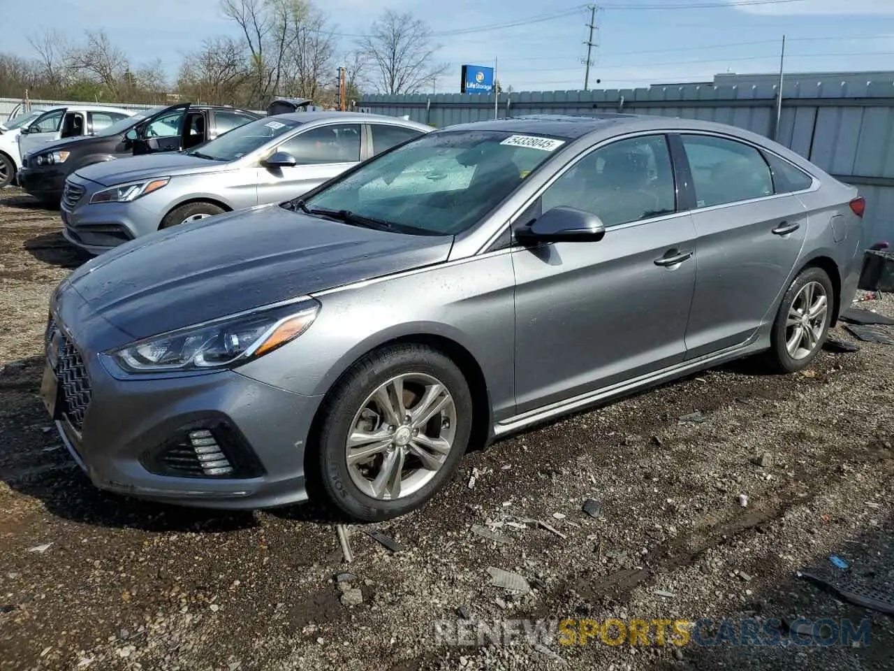 1 Photograph of a damaged car 5NPE34AFXKH778190 HYUNDAI SONATA 2019