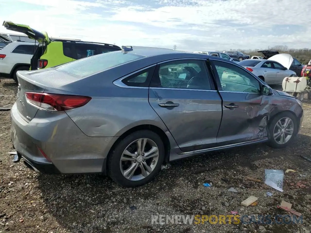 3 Photograph of a damaged car 5NPE34AFXKH778190 HYUNDAI SONATA 2019