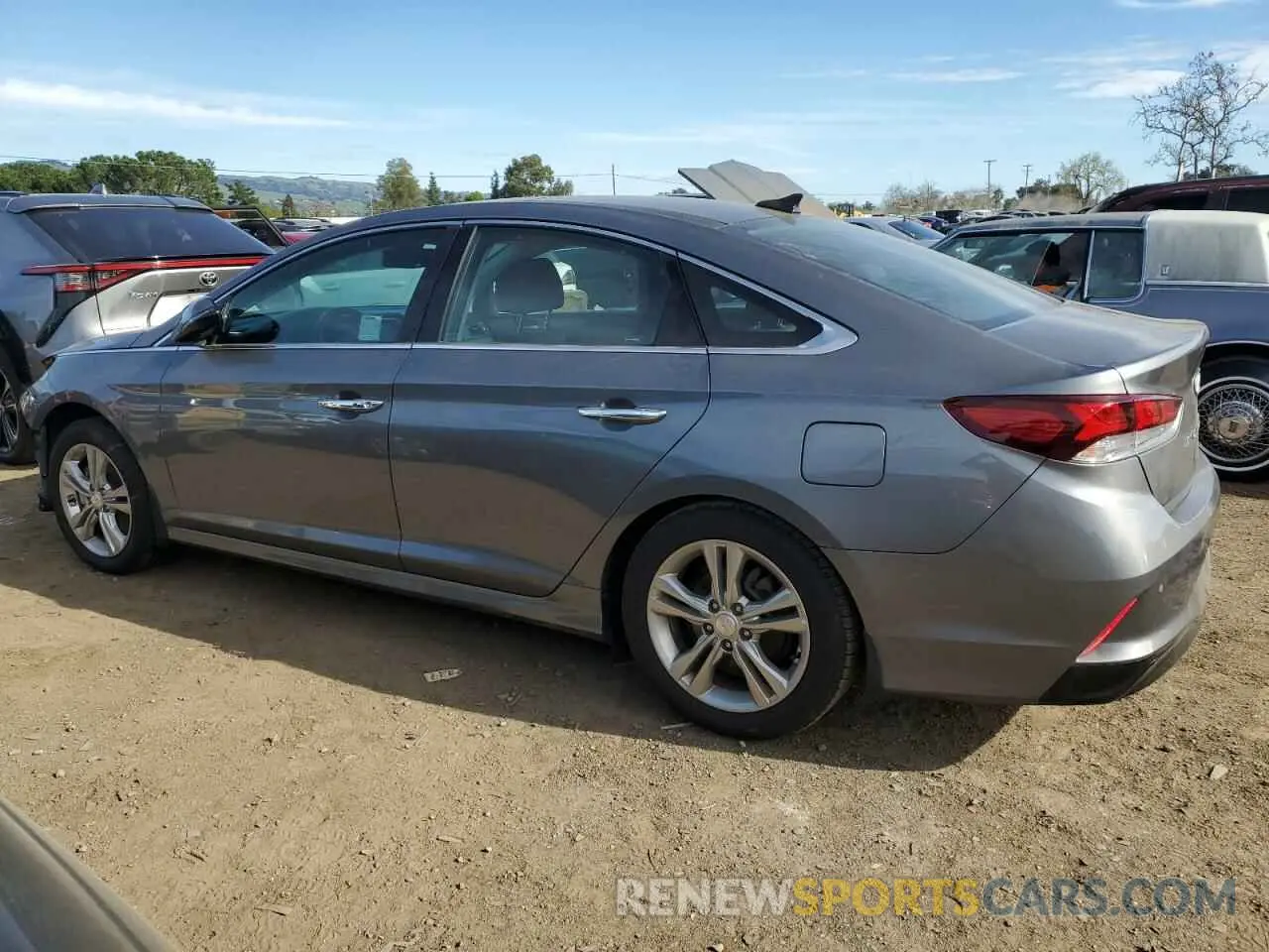 2 Photograph of a damaged car 5NPE34AFXKH787519 HYUNDAI SONATA 2019
