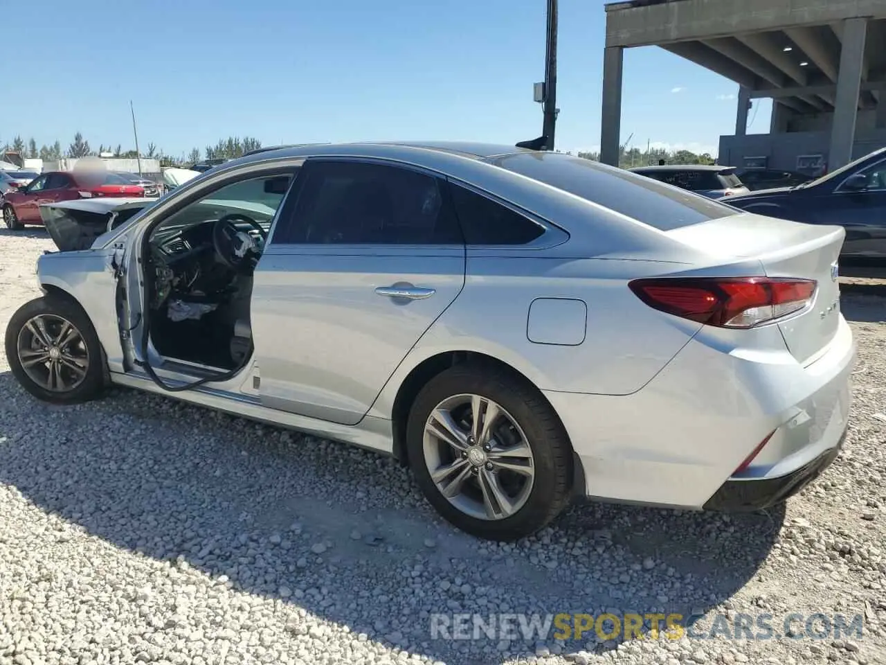 2 Photograph of a damaged car 5NPE34AFXKH798407 HYUNDAI SONATA 2019