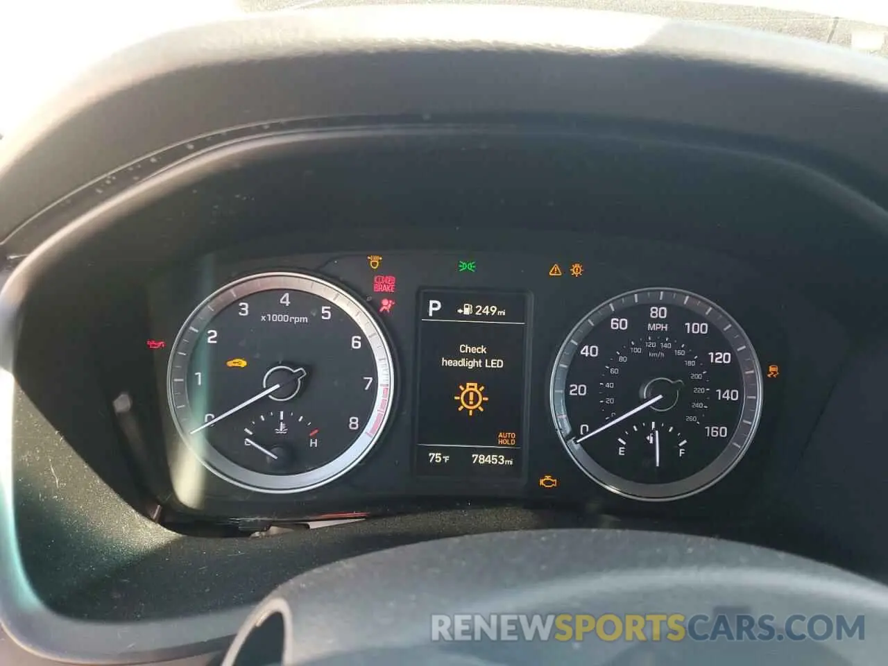 9 Photograph of a damaged car 5NPE34AFXKH798407 HYUNDAI SONATA 2019