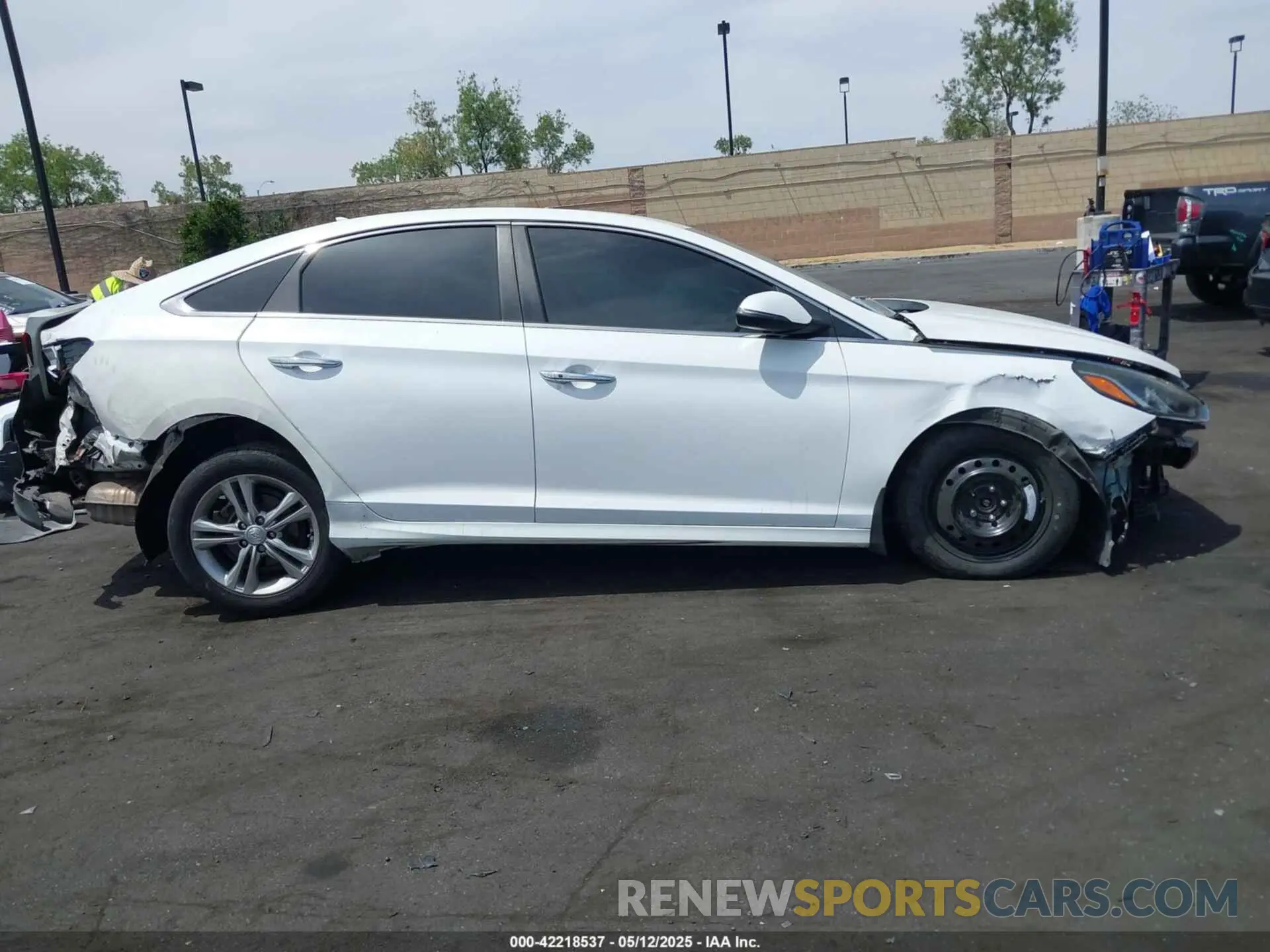 14 Photograph of a damaged car 5NPE34AFXKH804254 HYUNDAI SONATA 2019