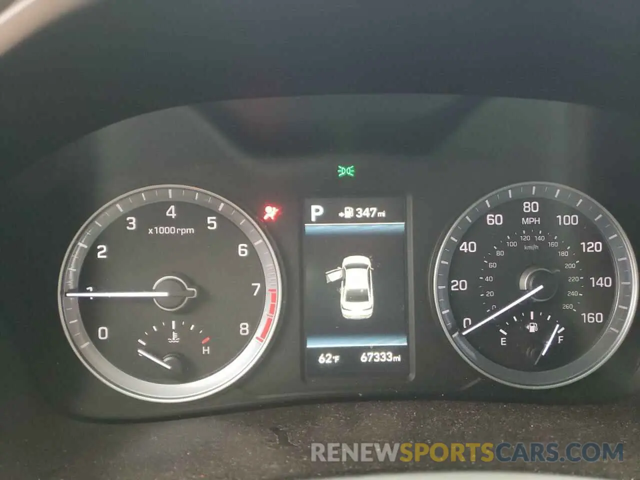 9 Photograph of a damaged car 5NPE34AFXKH807395 HYUNDAI SONATA 2019