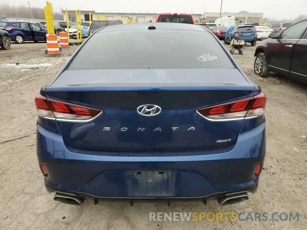 6 Photograph of a damaged car 5NPE34AFXKH815545 HYUNDAI SONATA 2019
