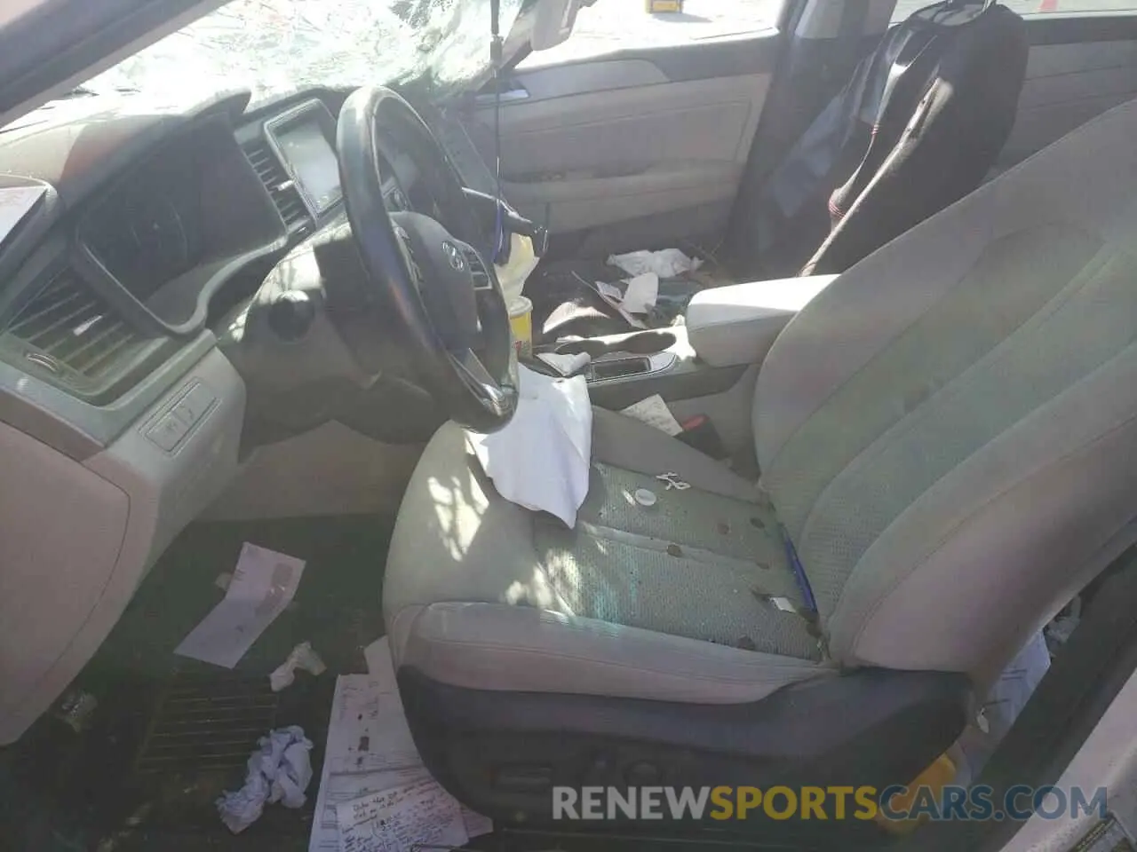 7 Photograph of a damaged car 5NPE34AFXKH820017 HYUNDAI SONATA 2019