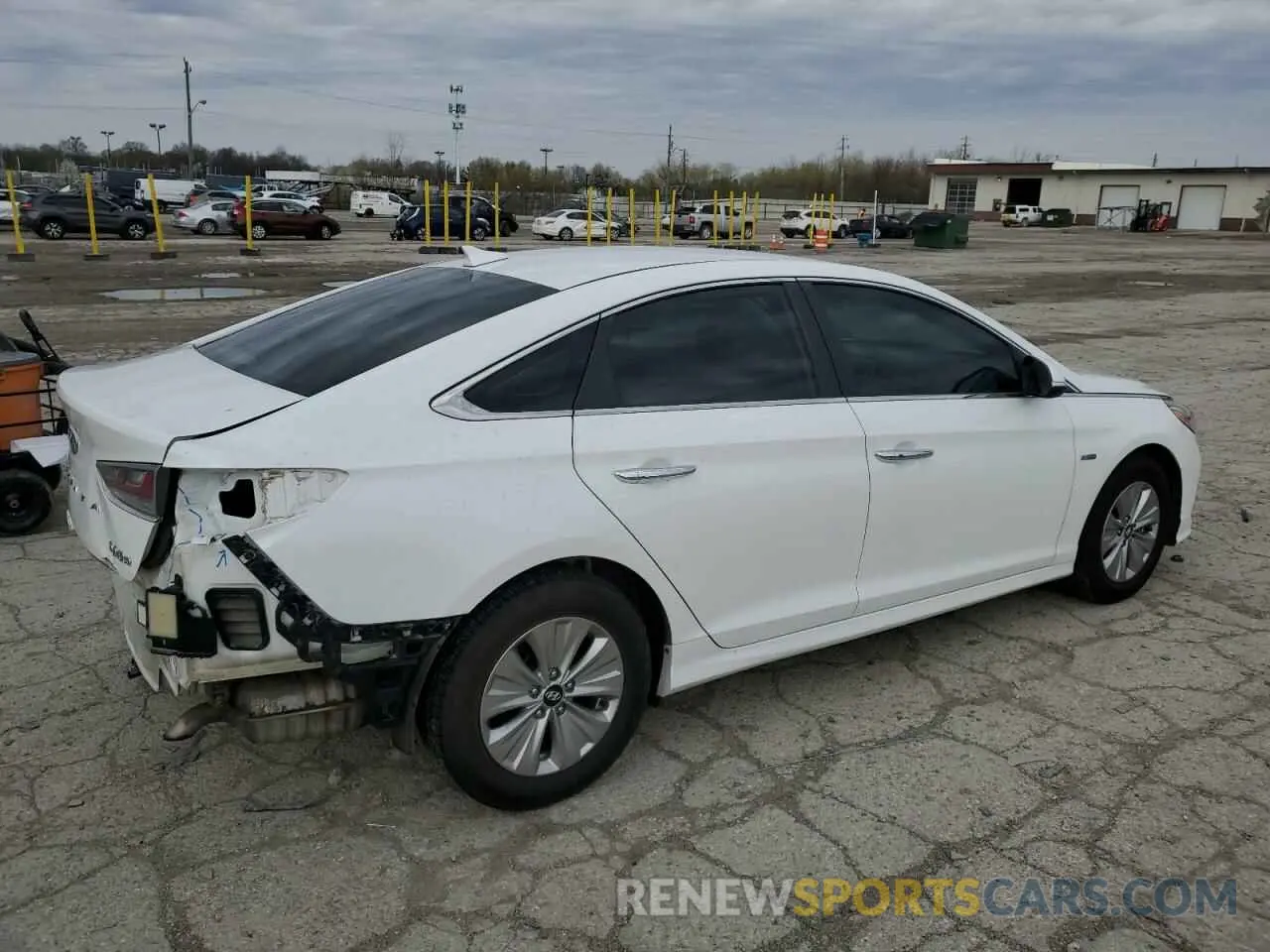 3 Photograph of a damaged car KMHE24L39KA094160 HYUNDAI SONATA 2019