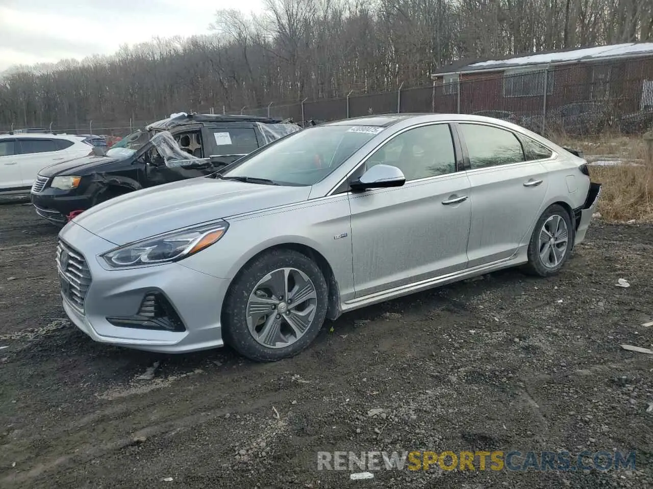 1 Photograph of a damaged car KMHE34L35KA091012 HYUNDAI SONATA 2019