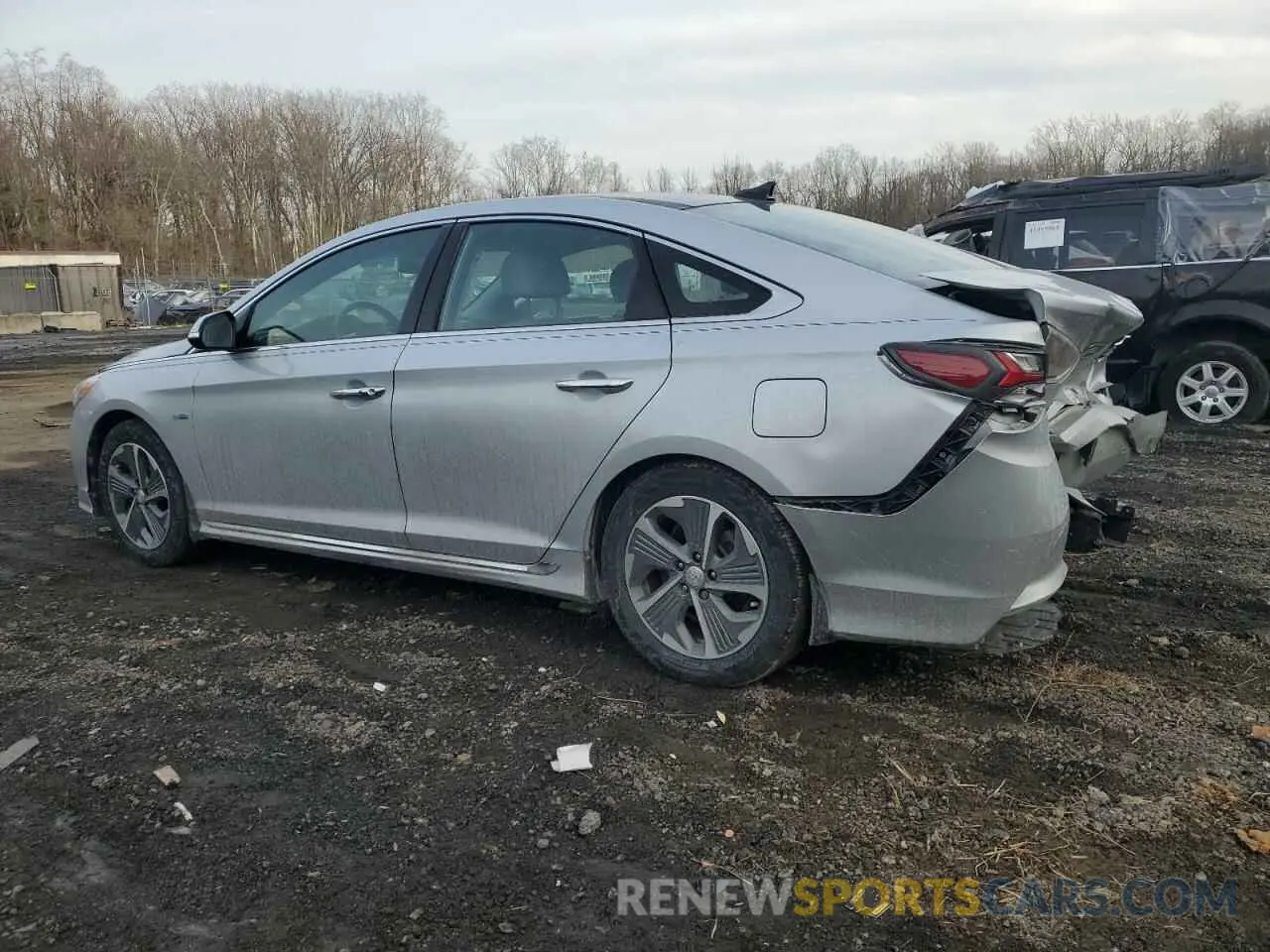 2 Photograph of a damaged car KMHE34L35KA091012 HYUNDAI SONATA 2019