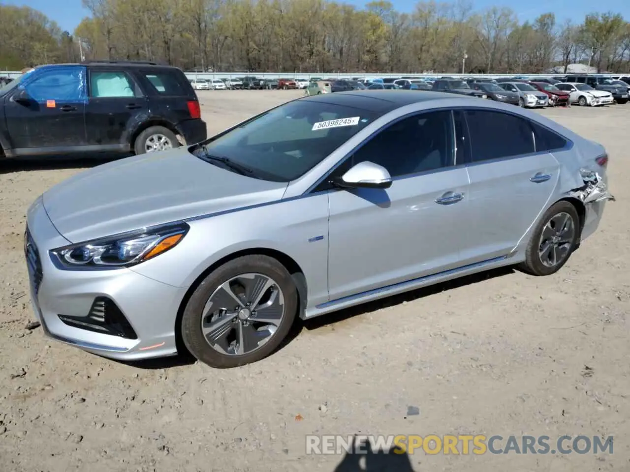 1 Photograph of a damaged car KMHE34L3XKA089241 HYUNDAI SONATA 2019