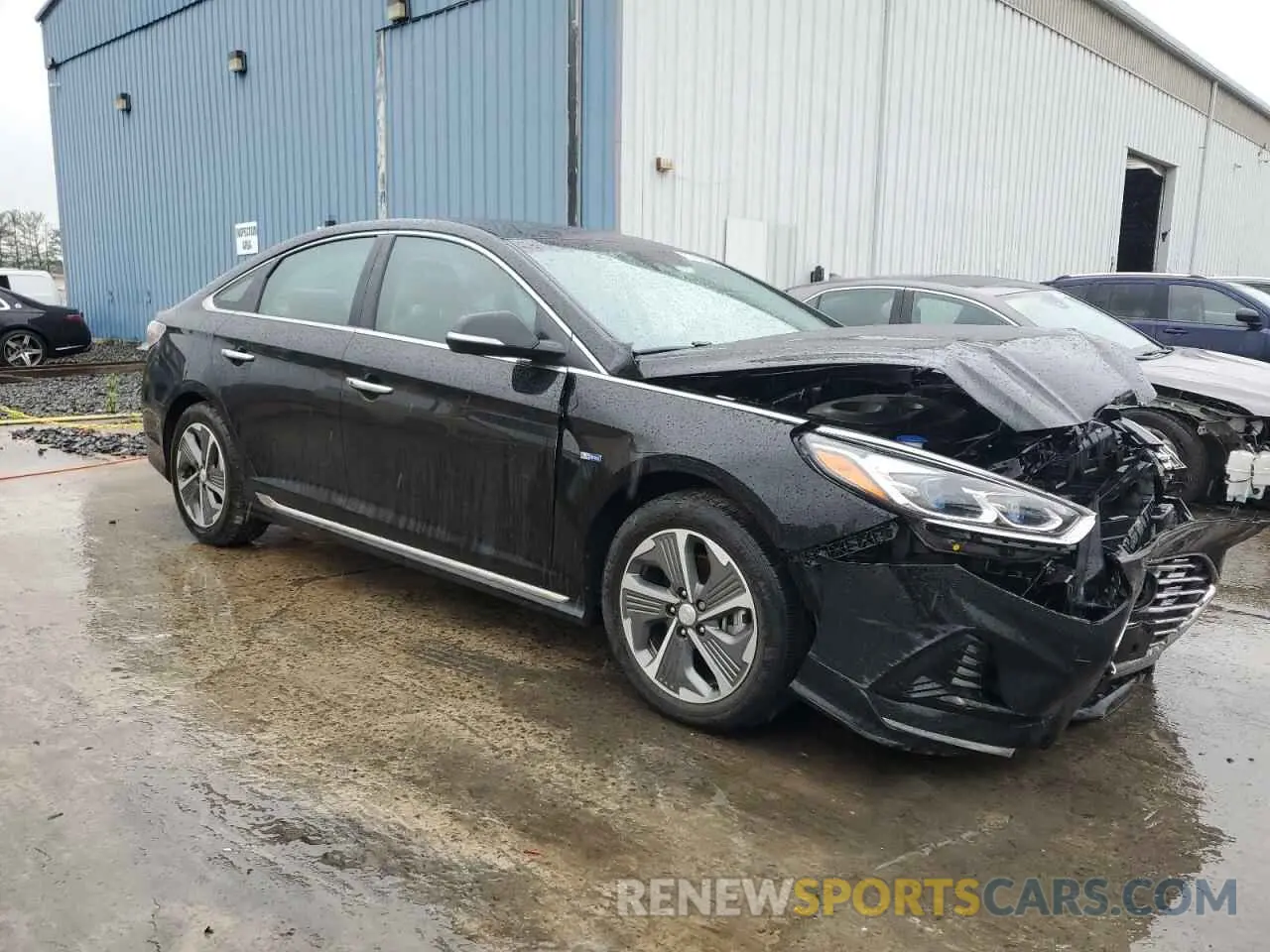 4 Photograph of a damaged car KMHE54L25KA093361 HYUNDAI SONATA 2019