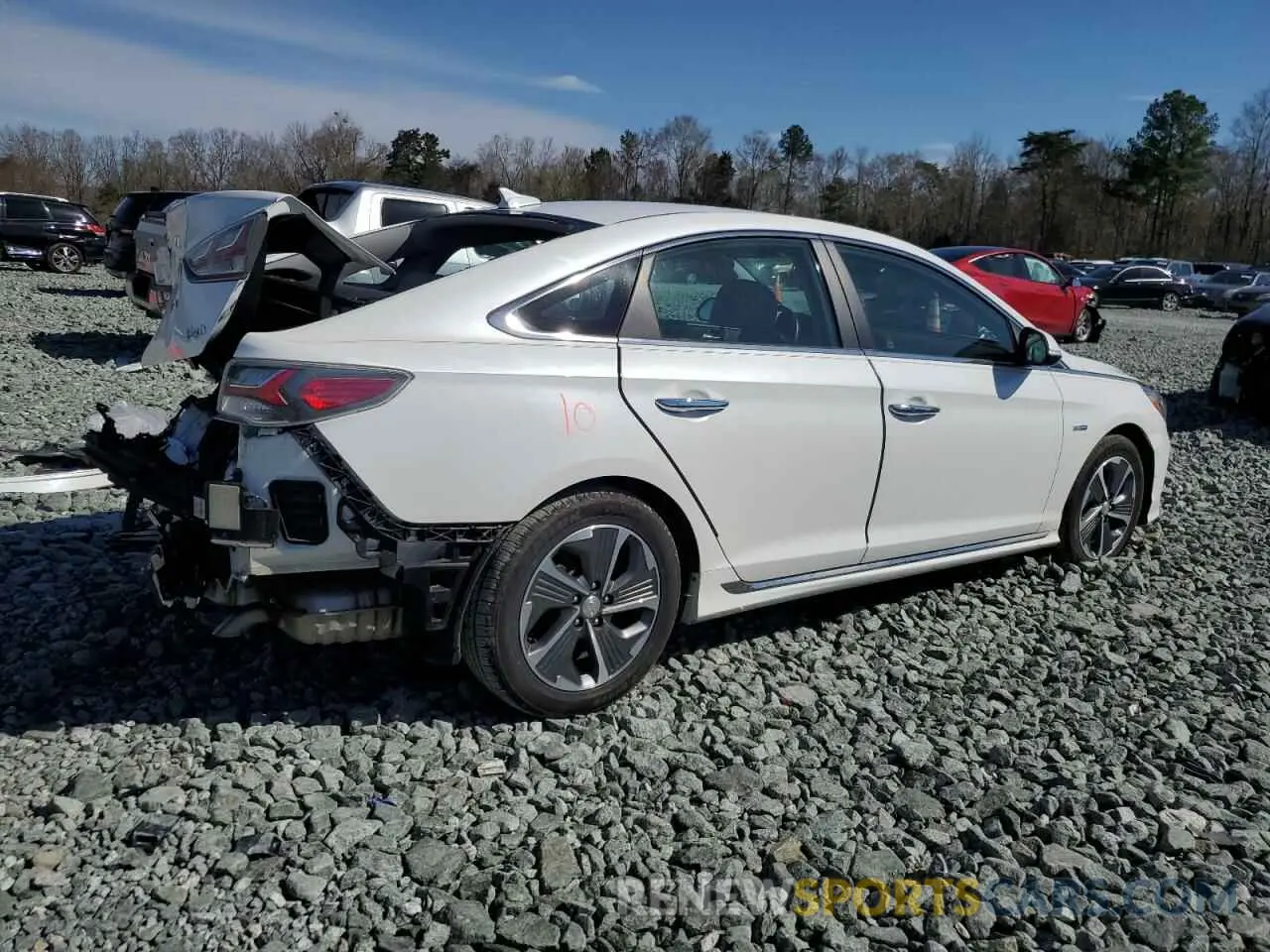 3 Photograph of a damaged car KMHE54L2XKA093579 HYUNDAI SONATA 2019