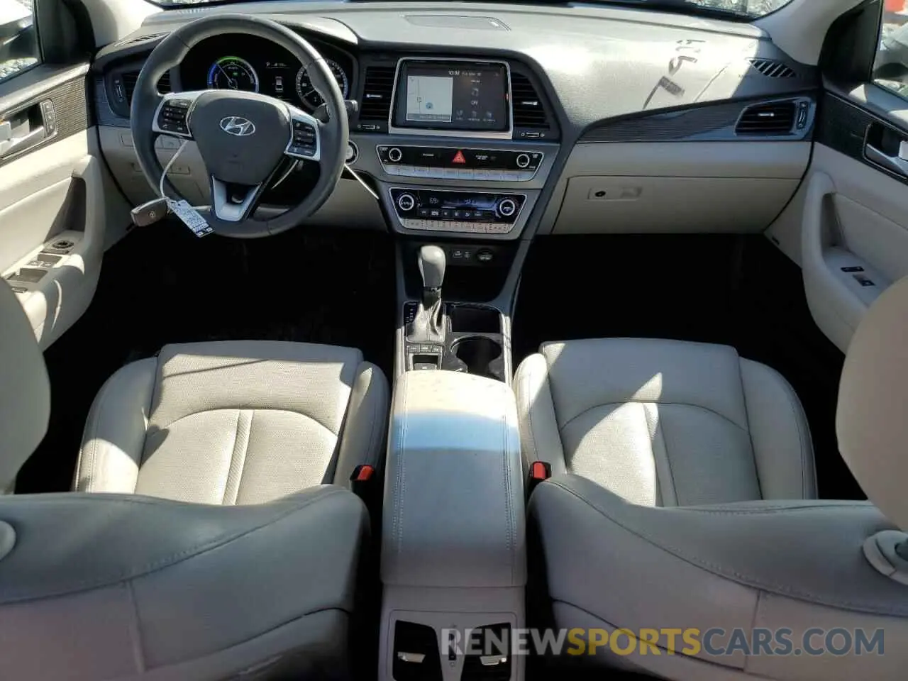 8 Photograph of a damaged car KMHE54L2XKA093579 HYUNDAI SONATA 2019