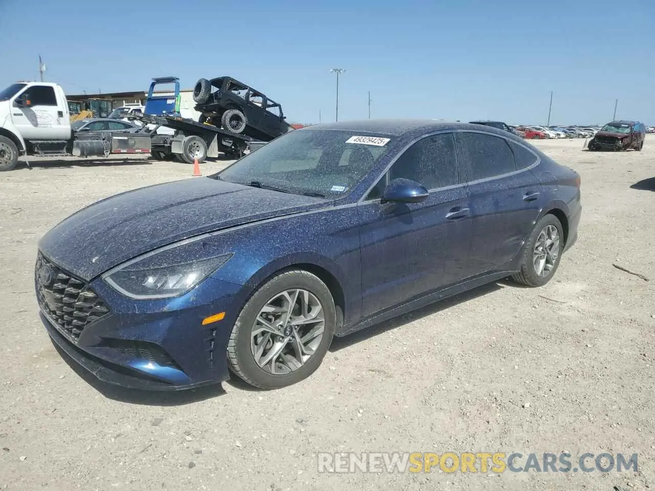 1 Photograph of a damaged car 5NPEF4JA0LH000896 HYUNDAI SONATA 2020