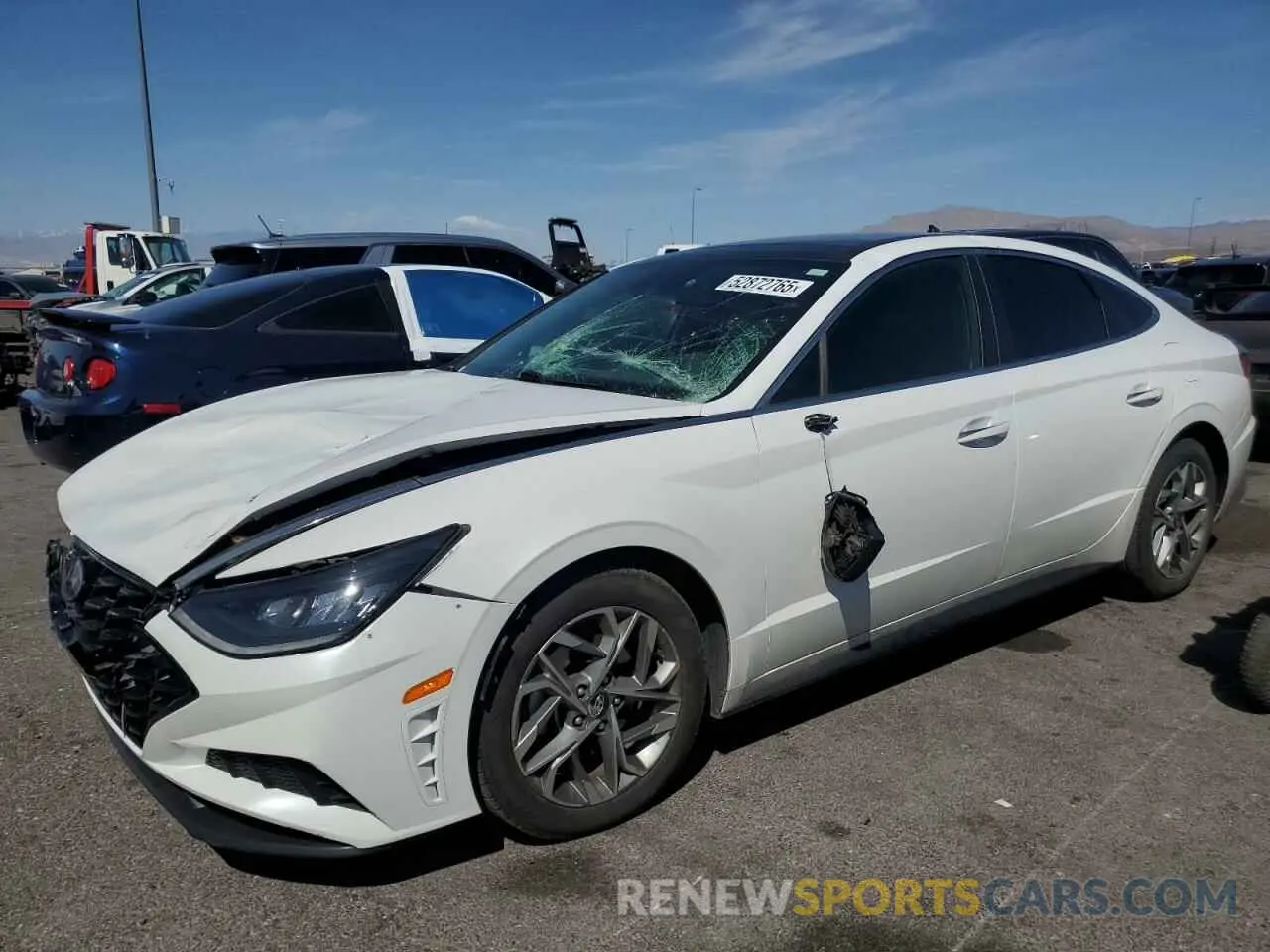 1 Photograph of a damaged car 5NPEF4JA0LH039004 HYUNDAI SONATA 2020