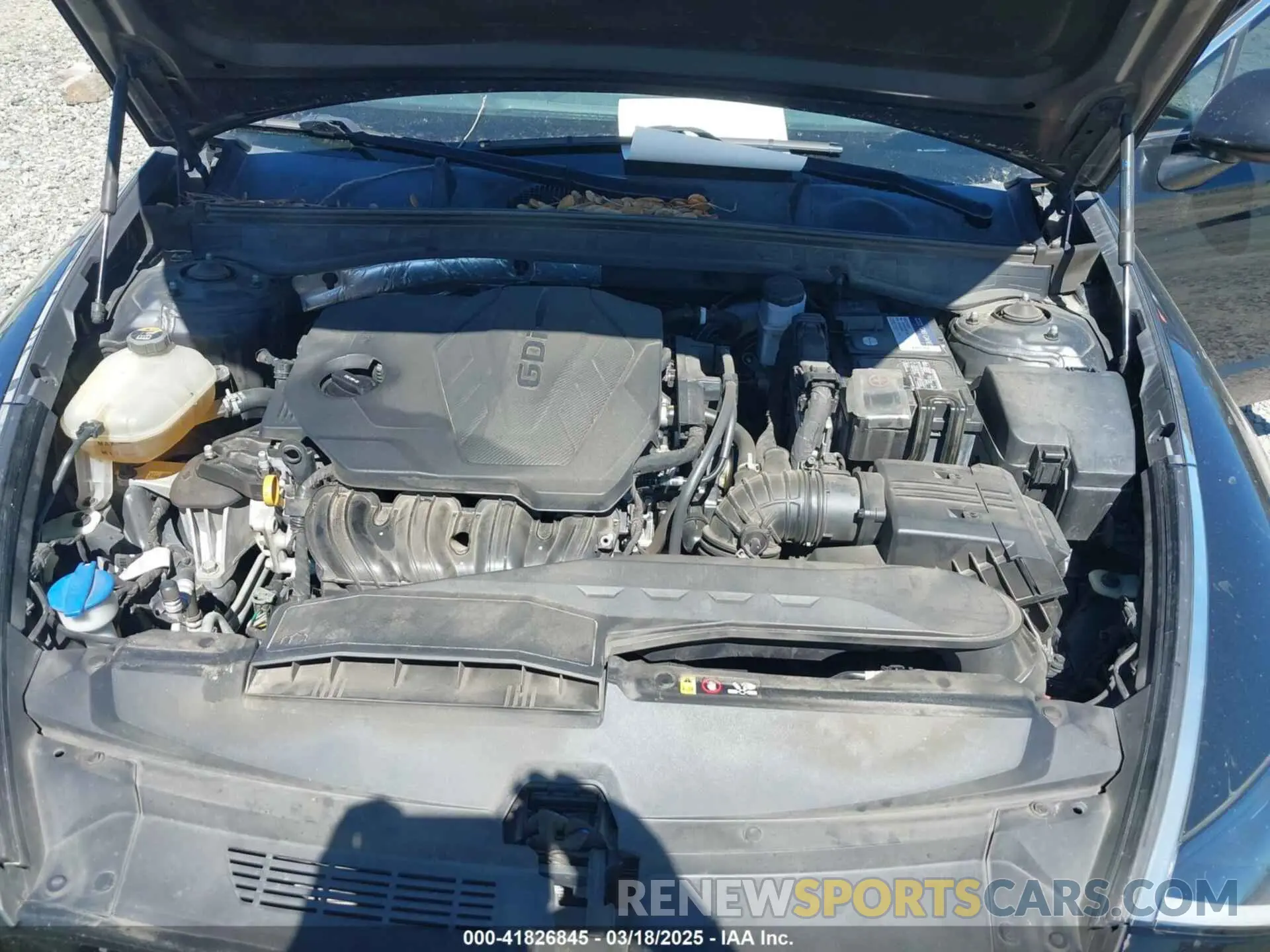 10 Photograph of a damaged car 5NPEF4JA0LH058992 HYUNDAI SONATA 2020
