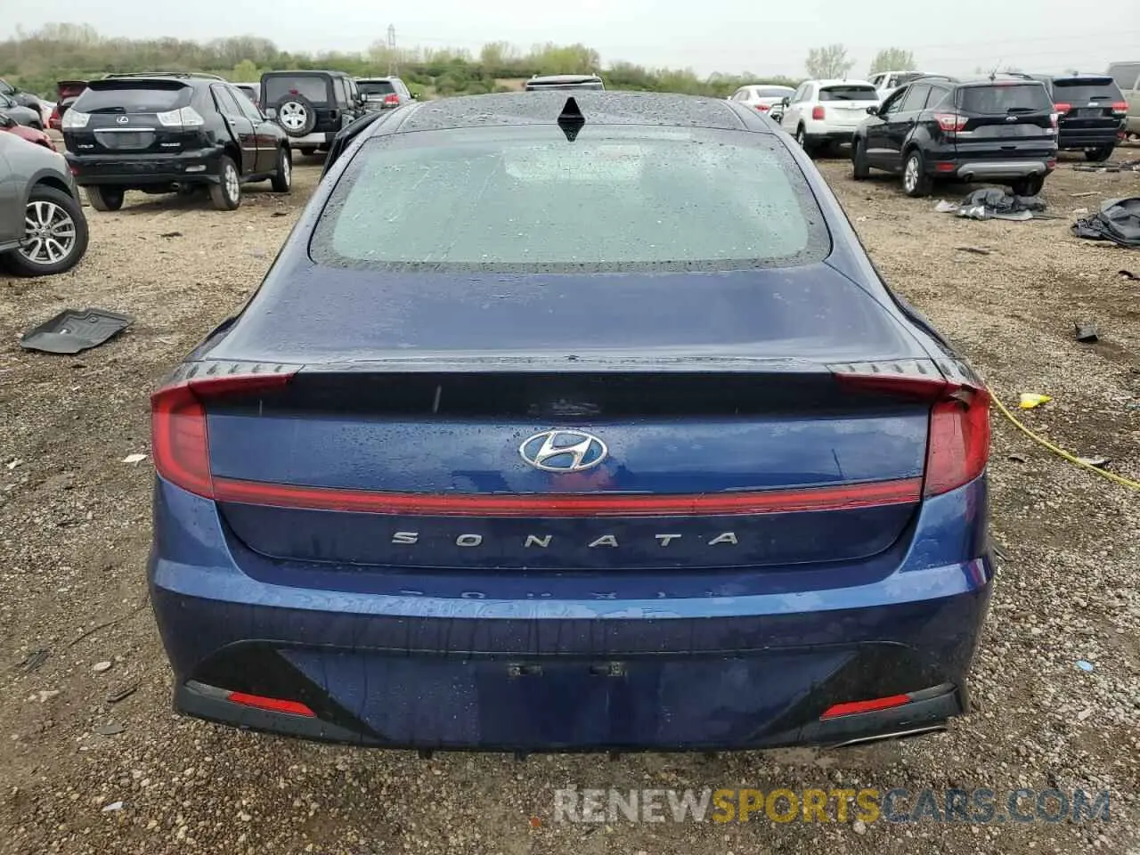 6 Photograph of a damaged car 5NPEF4JA1LH042834 HYUNDAI SONATA 2020