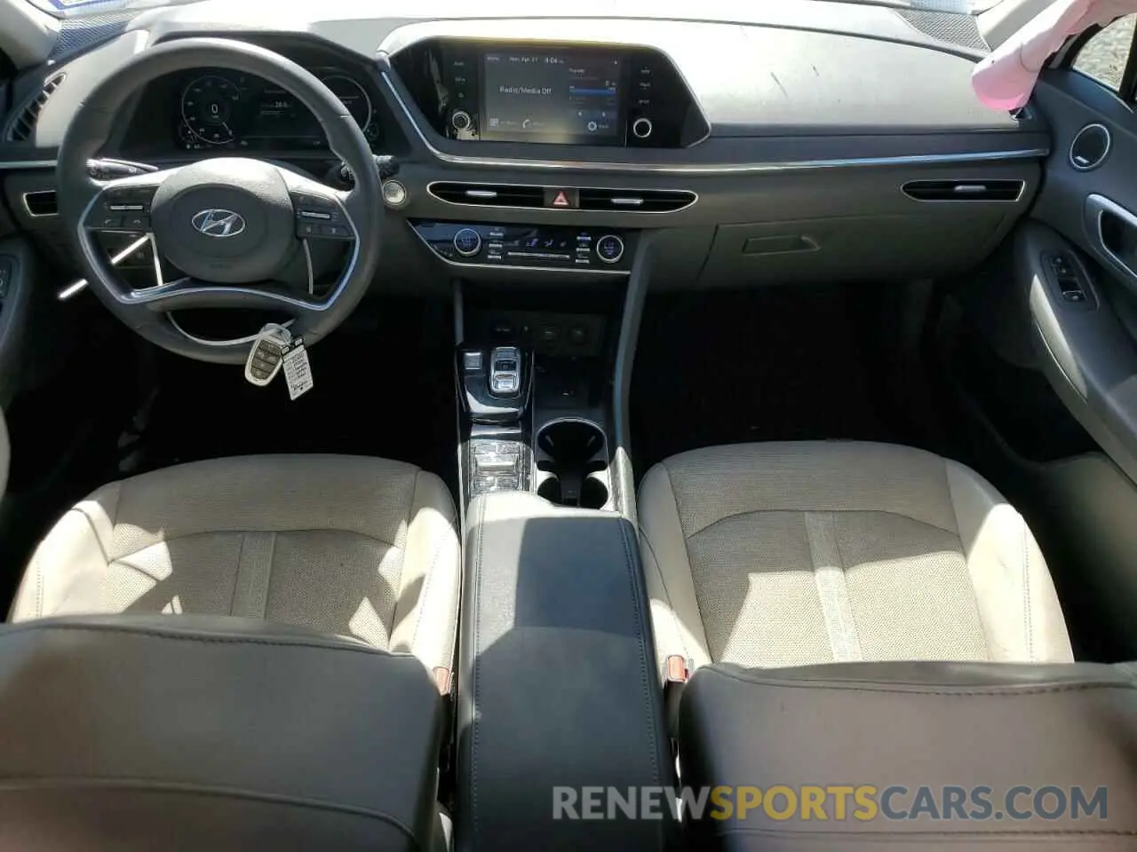 8 Photograph of a damaged car 5NPEF4JA2LH002360 HYUNDAI SONATA 2020