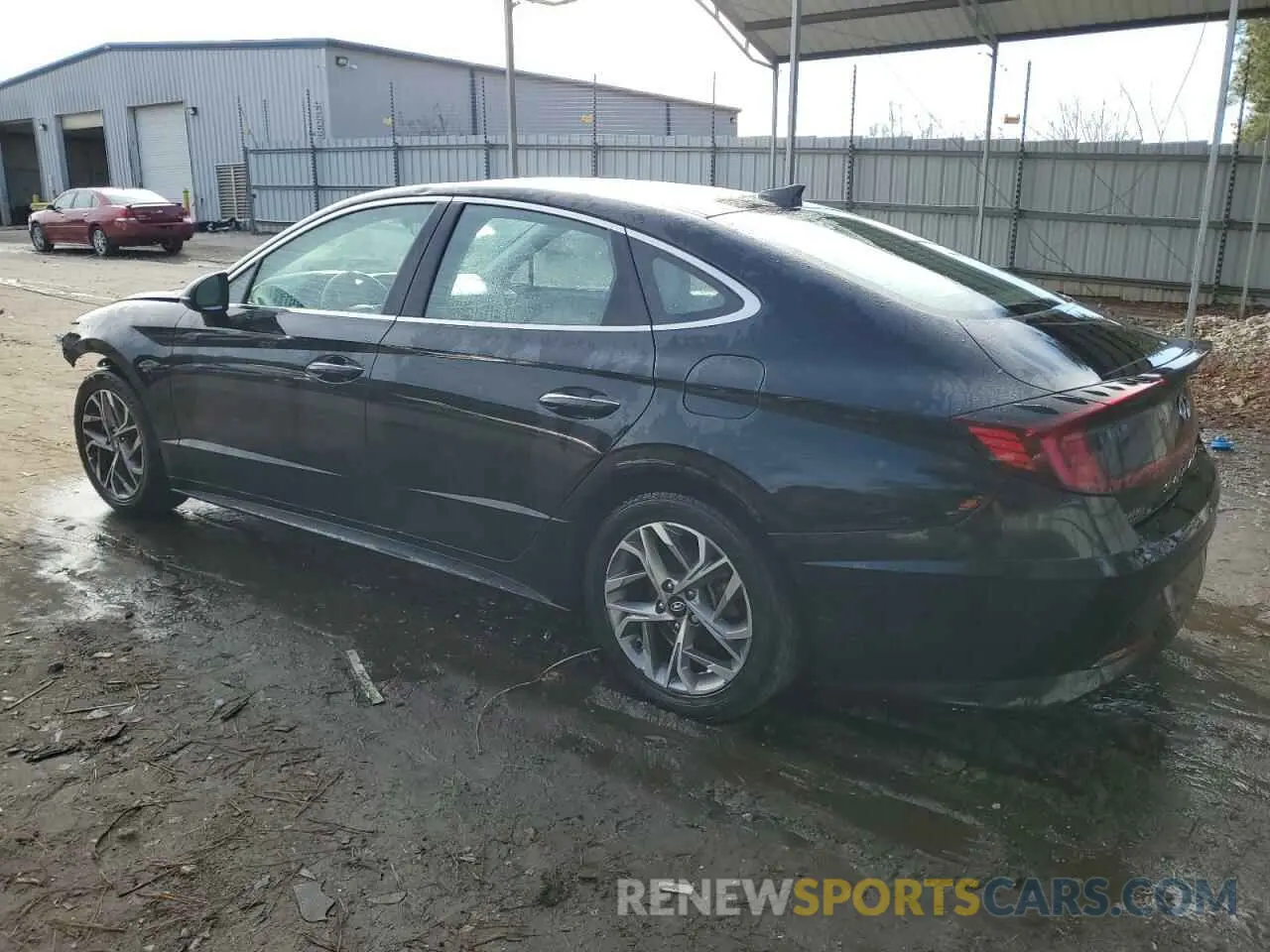2 Photograph of a damaged car 5NPEF4JA2LH014542 HYUNDAI SONATA 2020