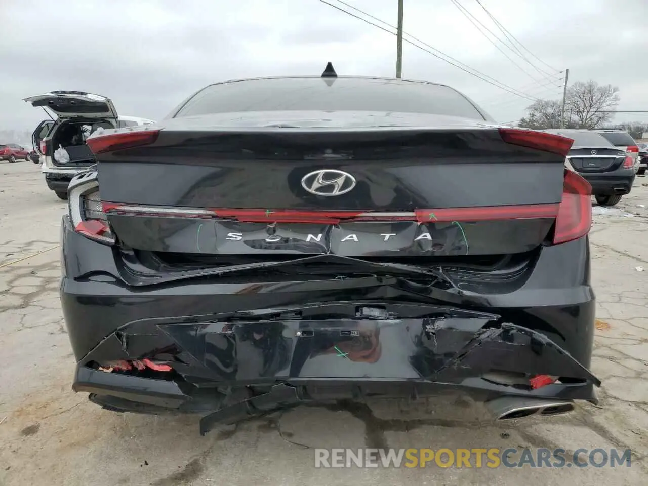 6 Photograph of a damaged car 5NPEF4JA2LH023953 HYUNDAI SONATA 2020