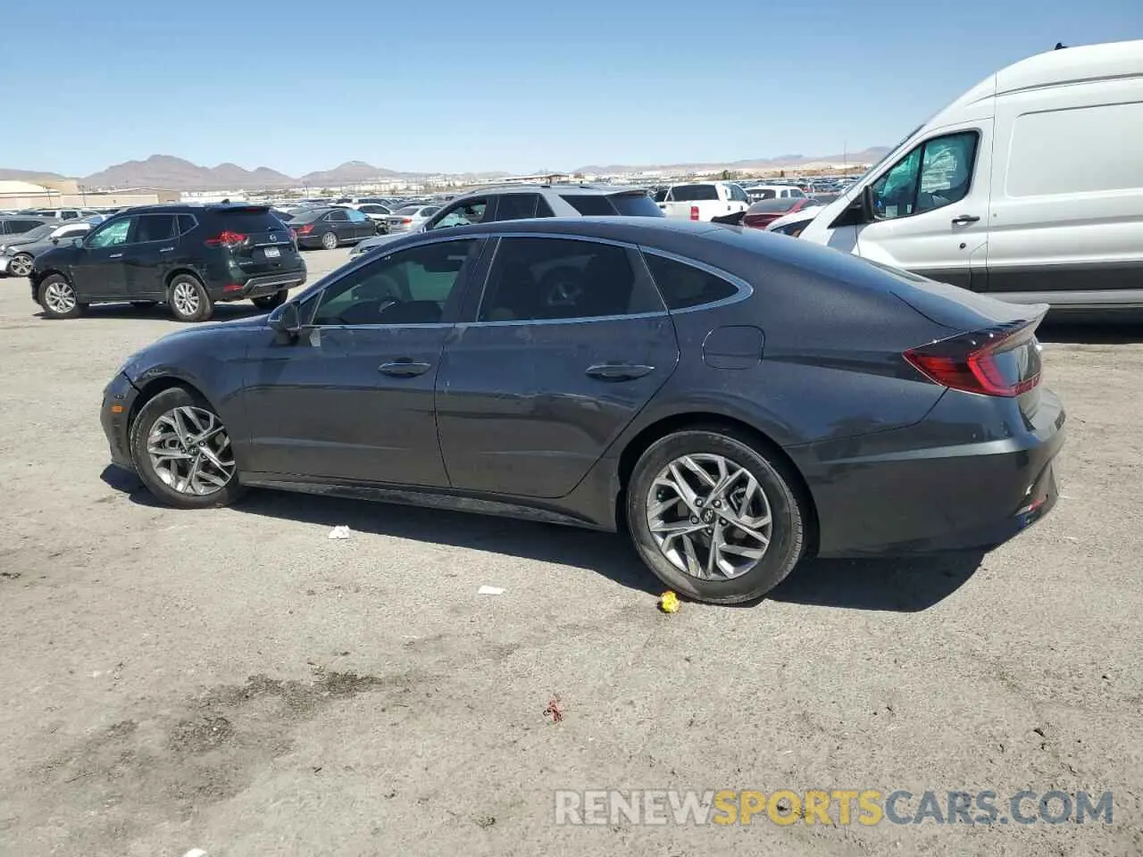 2 Photograph of a damaged car 5NPEF4JA2LH053244 HYUNDAI SONATA 2020