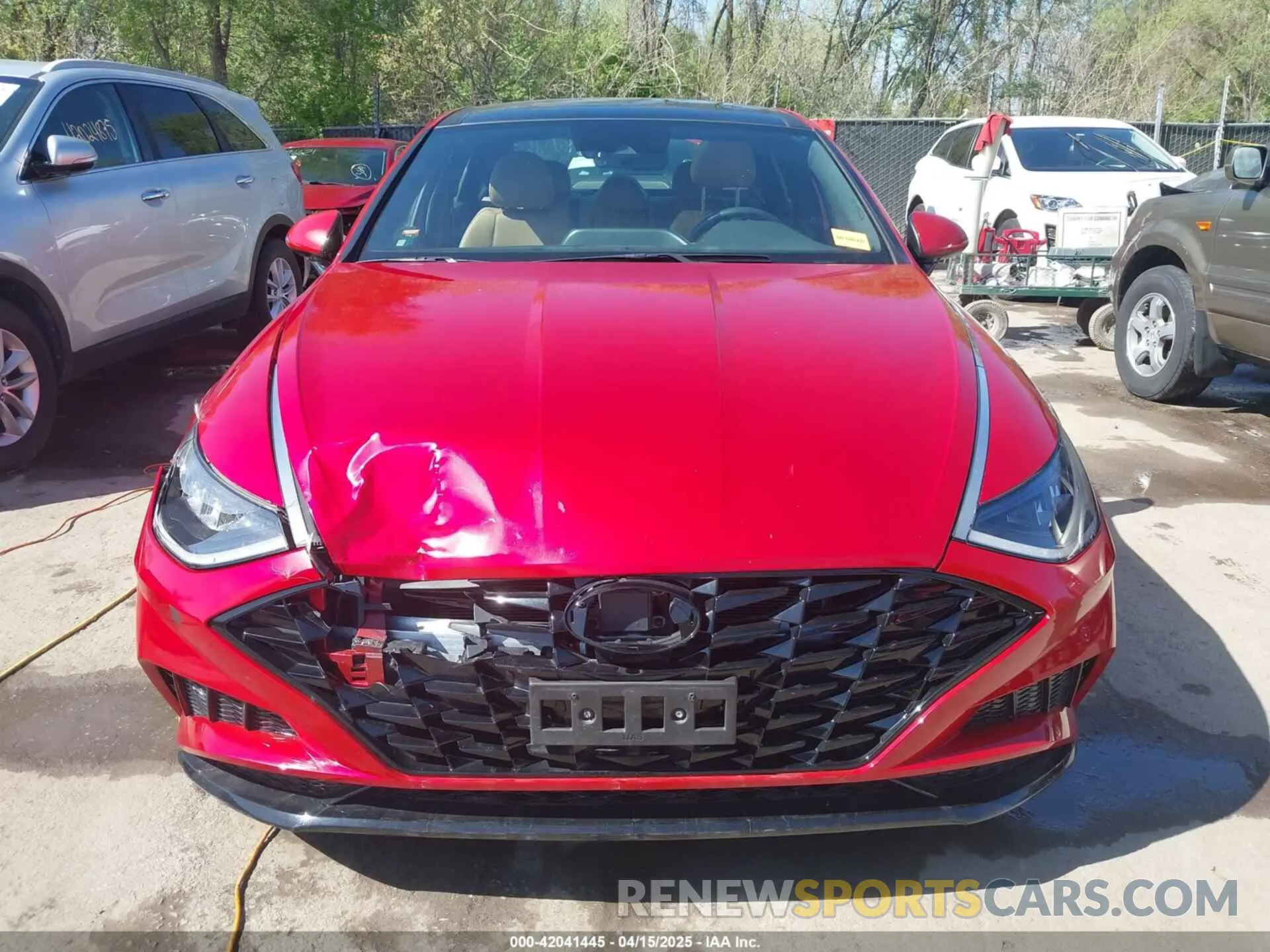 12 Photograph of a damaged car 5NPEF4JA3LH047534 HYUNDAI SONATA 2020