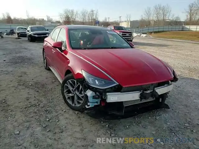 11 Photograph of a damaged car 5NPEF4JA4LH002019 HYUNDAI SONATA 2020
