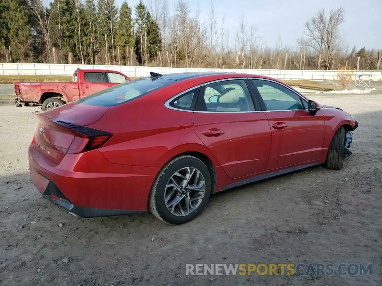 3 Photograph of a damaged car 5NPEF4JA4LH002019 HYUNDAI SONATA 2020
