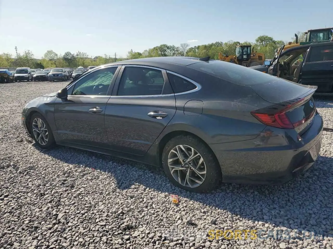 2 Photograph of a damaged car 5NPEF4JA5LH013336 HYUNDAI SONATA 2020