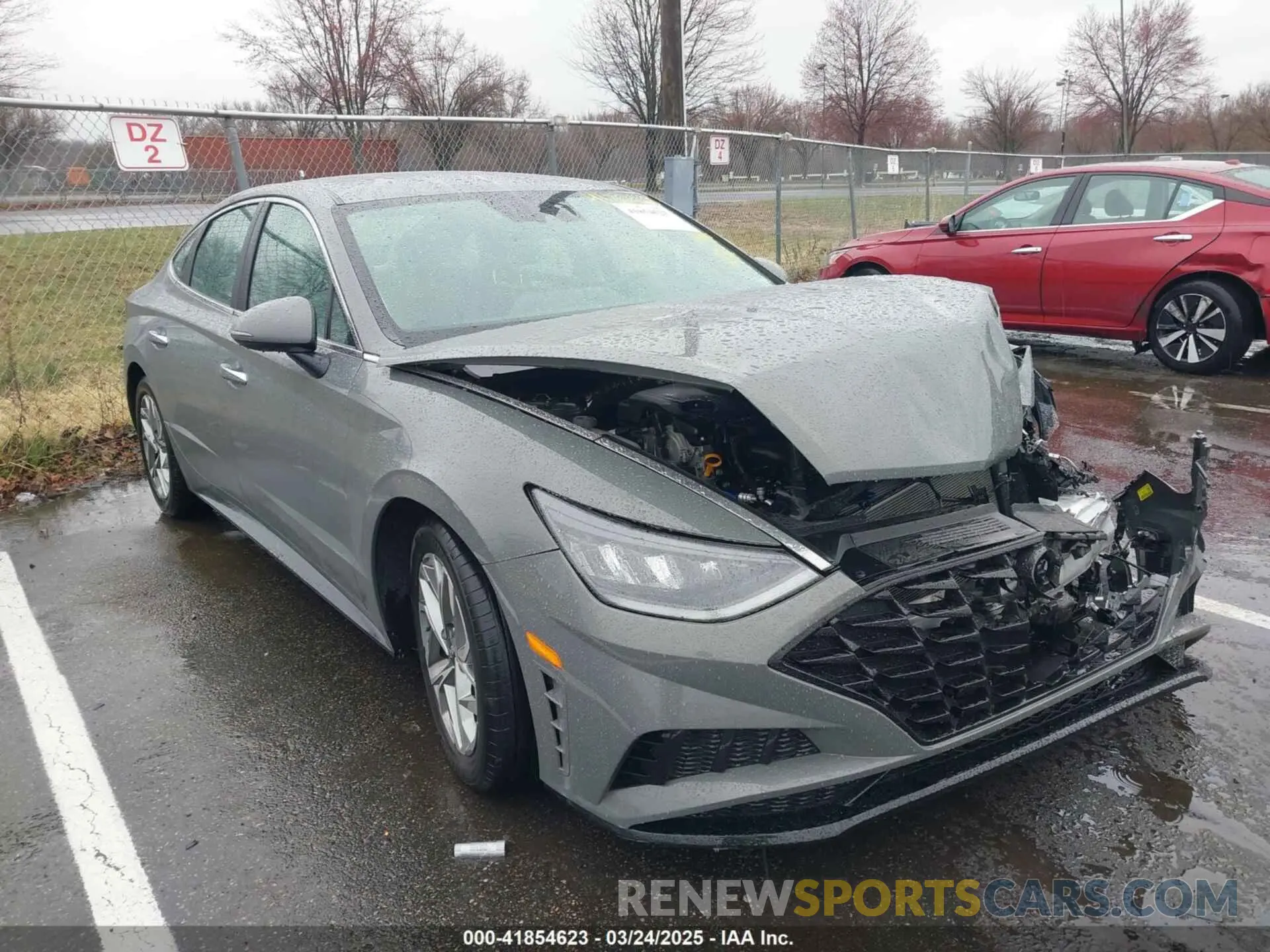 1 Photograph of a damaged car 5NPEF4JA5LH021064 HYUNDAI SONATA 2020