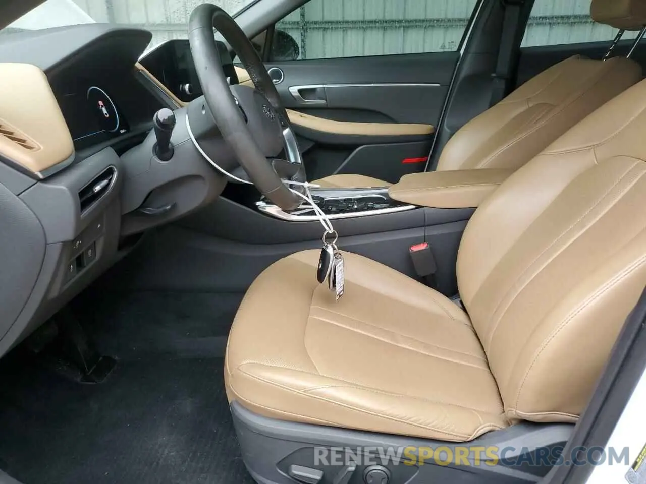 7 Photograph of a damaged car 5NPEF4JA5LH025759 HYUNDAI SONATA 2020
