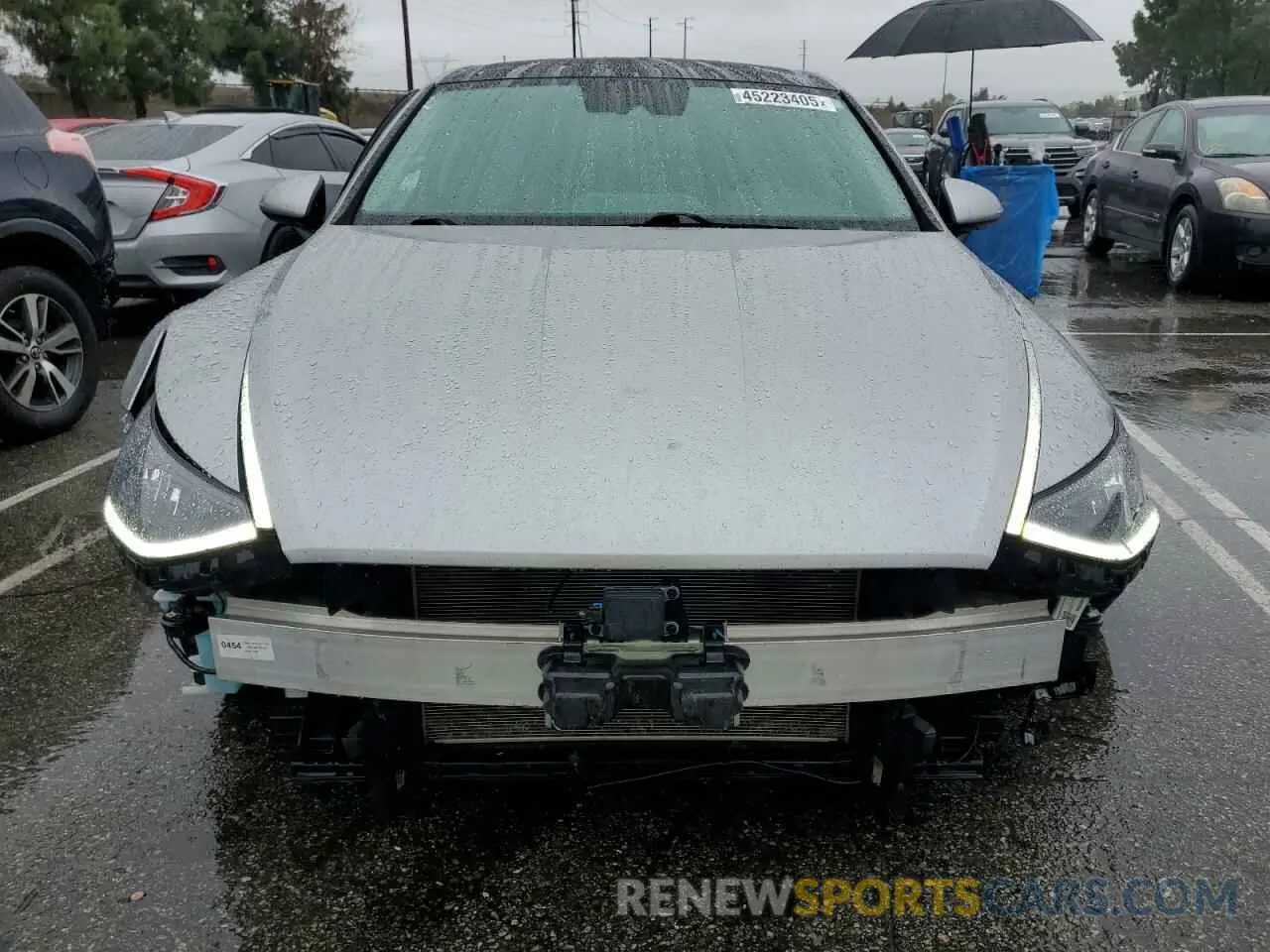 5 Photograph of a damaged car 5NPEF4JA5LH053786 HYUNDAI SONATA 2020