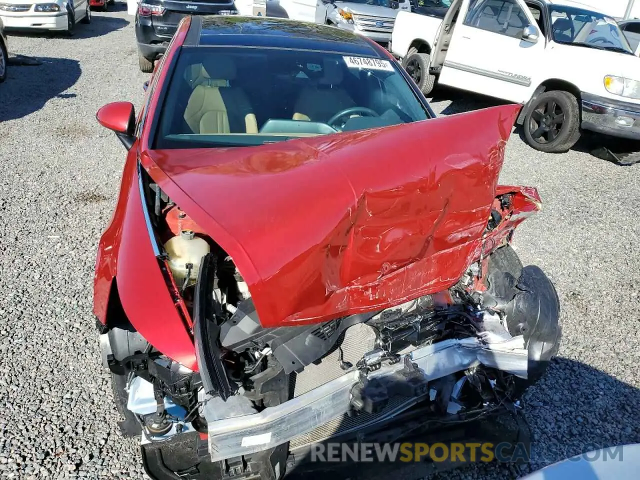 5 Photograph of a damaged car 5NPEF4JA6LH003219 HYUNDAI SONATA 2020