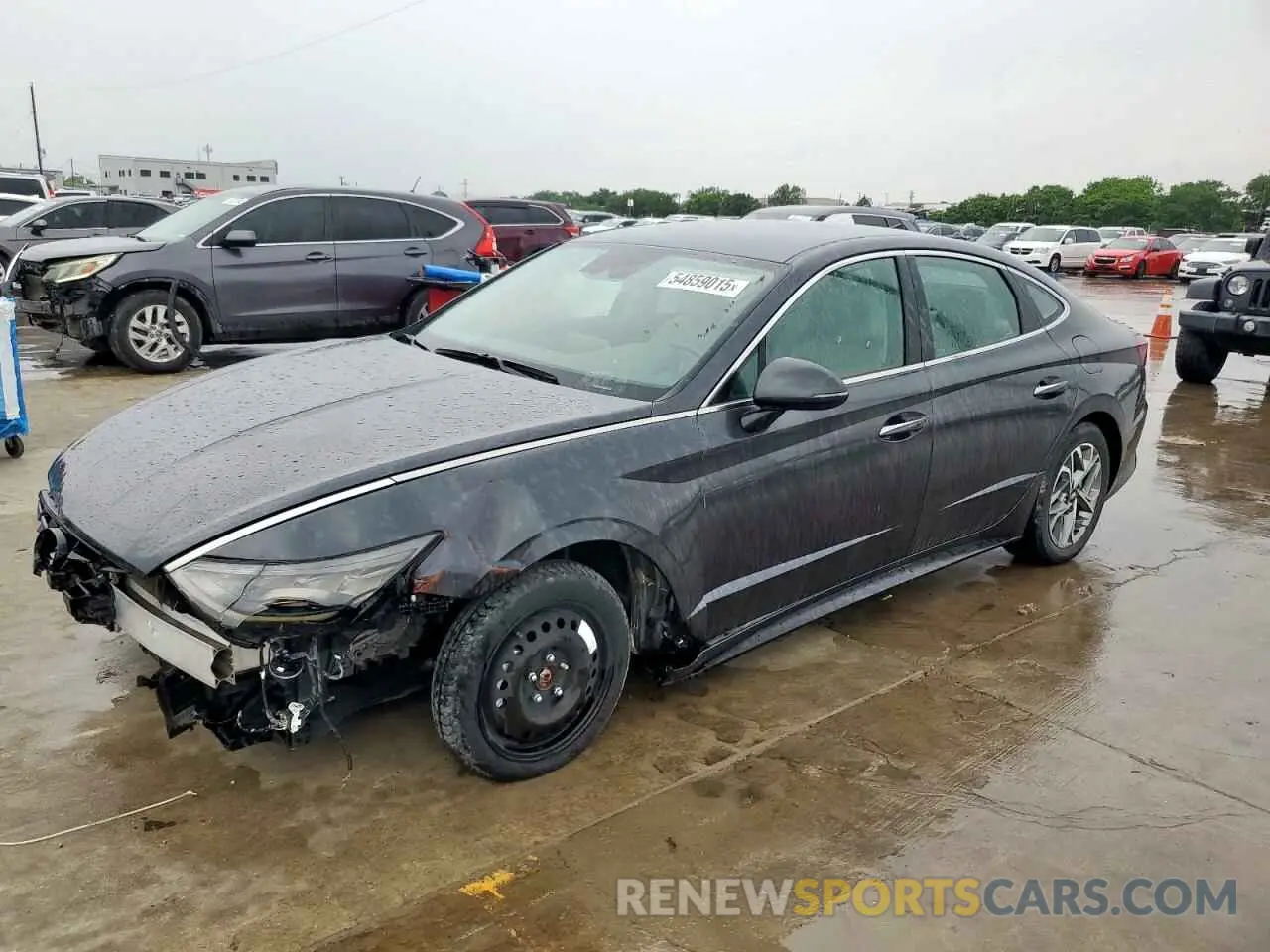1 Photograph of a damaged car 5NPEF4JA8LH022760 HYUNDAI SONATA 2020