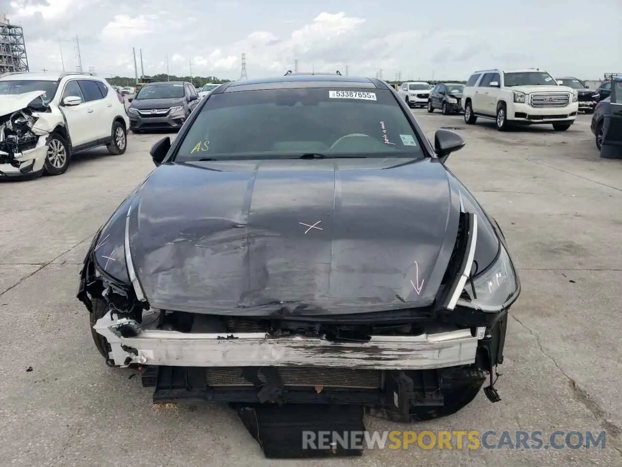 5 Photograph of a damaged car 5NPEF4JA9LH031676 HYUNDAI SONATA 2020