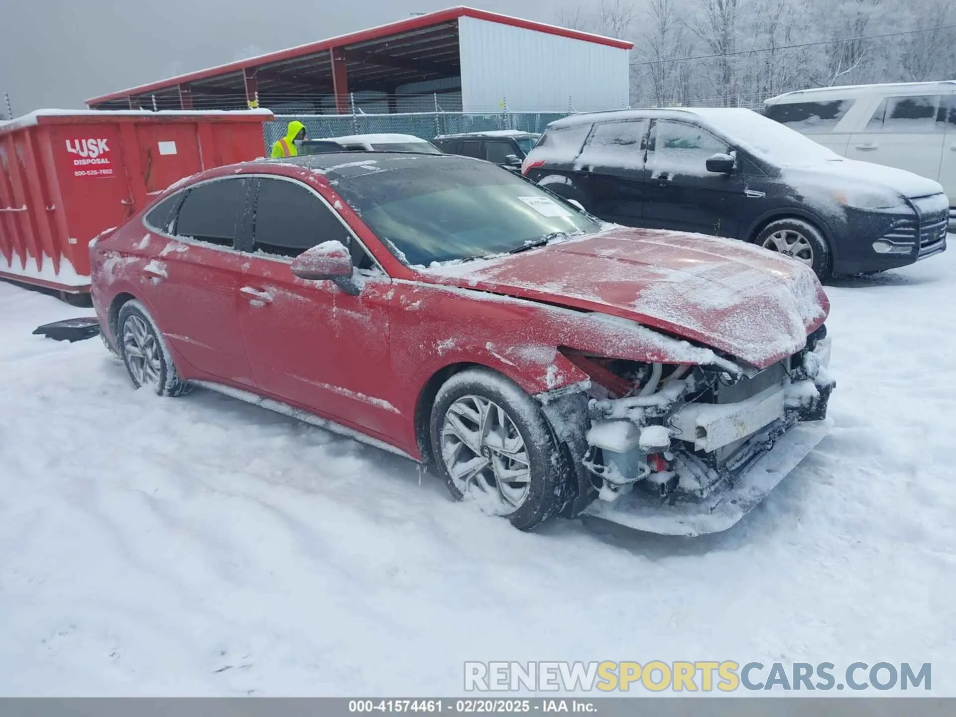 1 Photograph of a damaged car 5NPEF4JA9LH054679 HYUNDAI SONATA 2020