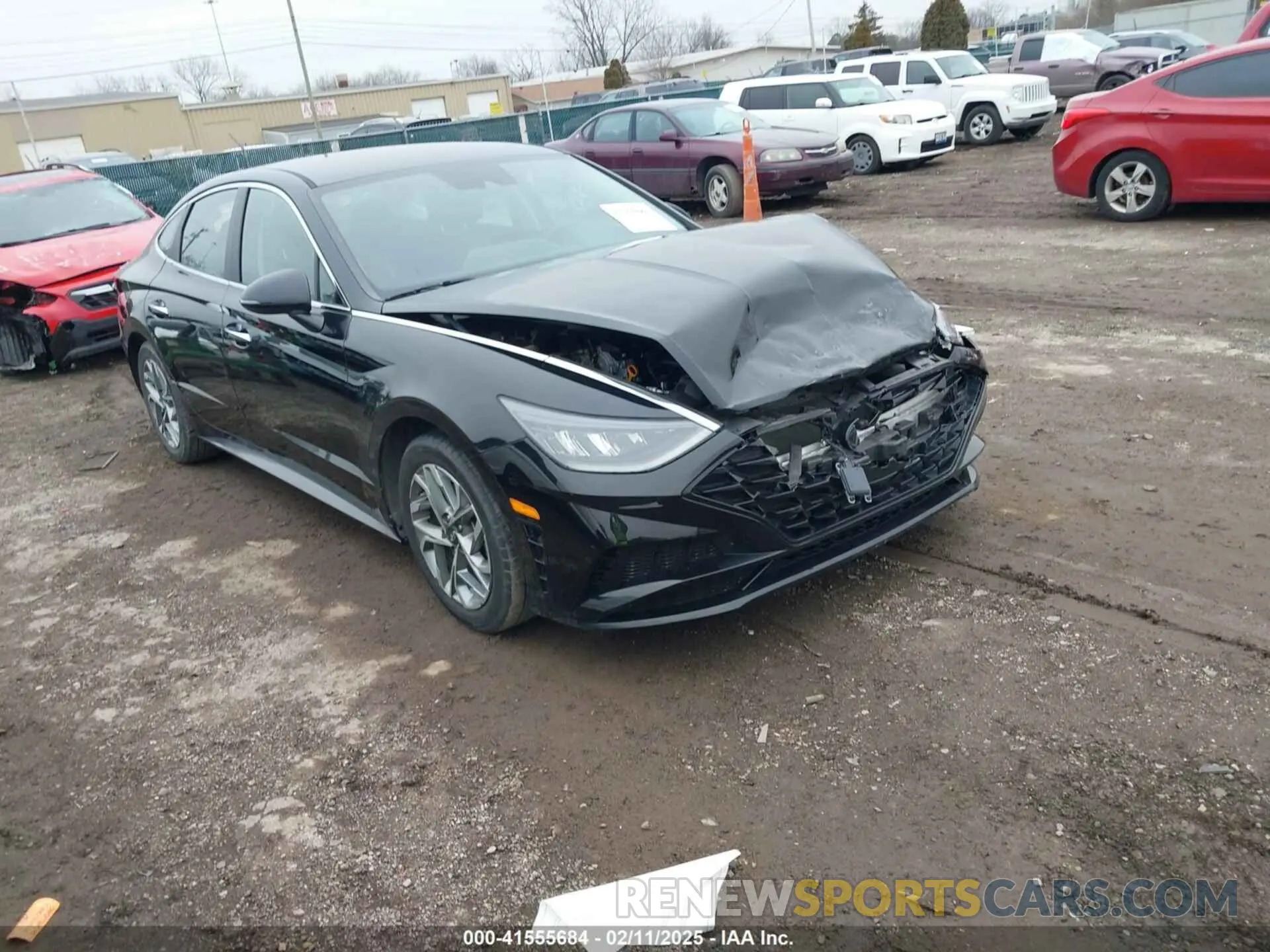 1 Photograph of a damaged car 5NPEF4JA9LH058005 HYUNDAI SONATA 2020